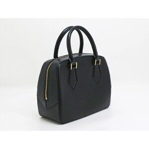 Louis Vuitton Black Epi Handbag Leather Noir Sablon